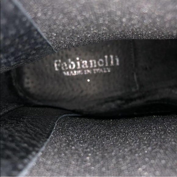 Fabianelli Sz 8 Blk Italian Leather Chelsea Boots - Picture 5 of 9